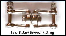 Jaw-Jaw Swivel Fitting